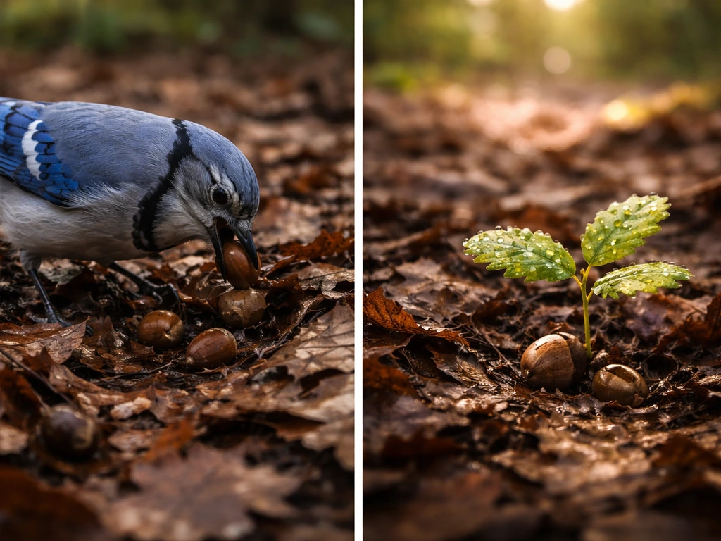 What Bird Eats Acorns and Plants Trees: Identify It Fast